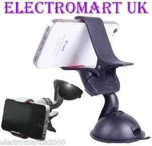TELÉFONO INTELIGENTE MÓVIL UNIVERSAL PARA AUTOMÓVIL NAVEGACIÓN POR SATÉLITE SOPORTE PDA CON MONTAJE DE SUCCIÓN - Imagen 1 de 1