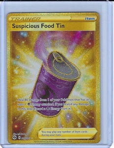 Pokemon Secret Rare Champions Path Suspicious Food Tin 80/73 Full Art Pack Fresh - Picture 1 of 2