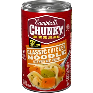 Chunky Classic Chicken Noodle Soup 18.6 oz Can - Picture 1 of 11