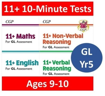 11+ CGP 11 Plus GL 10 Minute Tests - Ages 9-10 (Year 5) - Image 1 of 4