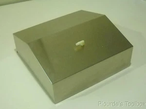 Nueva cubierta de baño de agua a dos aguas de acero inoxidable, 11-1 / 4 "x 11", 5" Gable - Imagen 1 de 3