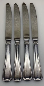  Oneida FLAMBE SS 18/10  (4) DINNER KNIVES 9 1/4" LONG Gourmet Collection GUC  - Picture 1 of 4