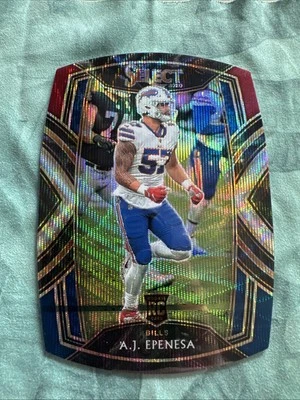 2020 Panini Select - Club Level A.J. Epenesa #295 Tri-Color Prizm Die-Cut (RC) - Image 1 of 4