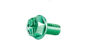 COMMERCIAL ELECTRIC G30002-PK100 COMBINATION THREAD GROUNDING SCREW GREEN 100-PK - Picture 1 of 5