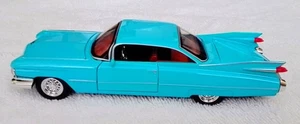 2025 Classic Blue 1959 CADILLAC SERIES 62 Diecast Metal Car With Lights & Sound - Picture 1 of 18