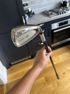 Wilson Deep Red II Distance Fat Shaft #6 Iron Graphite Tri-Ply Shaft Lite Flex - Picture 1 of 16