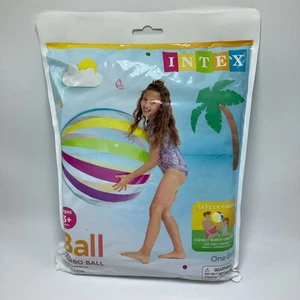 Intex Jumbo Ball 42" für Strand oder Pool The Wet Set bunte Streifen - Bild 1 von 5