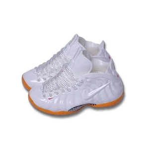 1/6 Action Figure Accessories Male Sneakers Basketball Shoes 12'' Foam White - Picture 1 of 4