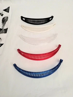 Banana Clips 7 in Retro 80s Ponytail Holder Hair Accessory NEW - Image 1 of 4