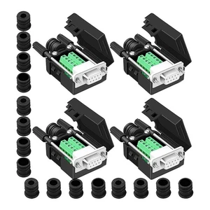 4 STÜCKE DB9--Buchse, LöTfreier DB9-RS232-D-SUB-Seriell-Zu-9-Pin-Port-Termi9941 - Bild 1 von 7
