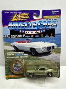 (B7)1/64 Johnny Lightning Muscle Cars verde 1968 Ford Shelby GT-500 affare spedizione! - Foto 1 di 3