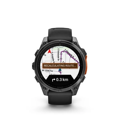 Garmin fenix 8 32 GB 3,6 cm 1,4" AMOLED Fitnesstracker iOS Android Schwarz - Bild 1 von 4