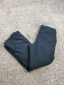 Eddie Bauer Snow Pants Medium Womens Black Lined Weatheredge Plus Vented Pockets - Picture 1 of 16
