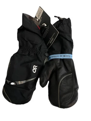 Outdoor Research Alti Mitts Gore-Tex Mens Medium Black Insulated NWT $199 Ski - Image 1 of 4