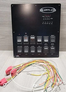 KIB M2137 HEARTLAND RV SWITCH CONTROL PANEL With Wires - Foto 1 di 3