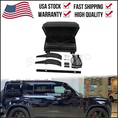 Exterior Side Mounted Gear Carrier Box for 2020-2025 Land Rover Defender 110 Foto 1 de 4