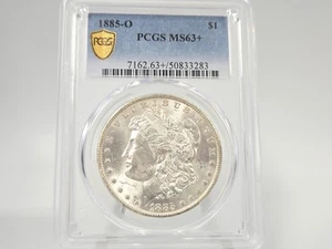 1885-O PCGS MS63+ Morgan Silver Dollar **Gorgeous Luster & Eye Appeal!** 3283 - Picture 1 of 4