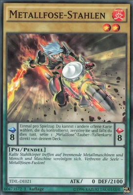 YuGiOh Metallfose-Stahlen TDIL-DE021 Common NM 1st - Bild 1 von 2