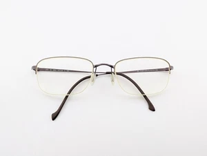 Adidas Eyeglasses, Frames Only, Austria, a761 40 6052, 52-19-135, Metal, Brown - Picture 1 of 18