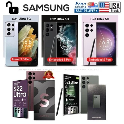 ЗАВОДСКОЙ РАЗБЛОКИРОВАННЫЙ SAMSUNG GALAXY S23 ULTRA 5G/S22 ULTRA 5G GSM CDMA НОВЫЙ ЗАПЕЧАТАННЫЙ - Изображение 1 из 4