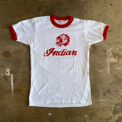 CAMISETA TIMBRE MOTOCICLISTA INDIO VINTAGE AÑOS 80 HOMBRE TALLA S HARLEY DAVIDSON Foto 1 de 4