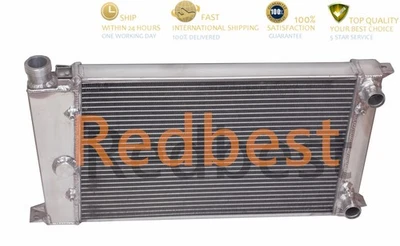 Aluminum Radiator For 1980-1992 82 83 88 Volkswagen VW GOLF MK1 MK2 GTI/SCIROCCO - Image 1 of 4