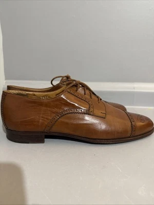 Polo Ralph Lauren Brogue Puntera Cuero Zapatos Italia Hombres 10D Foto 1 de 4