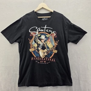 Santana Supernatural Now Official 2019 Tour Concert T-Shirt Men’s Size XL Black - Picture 1 of 8