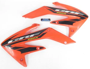 Genuine Honda Radiator Shrouds With Graphics CRF250X 2004-2018 - Picture 1 of 5