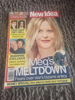 New Idea Magazine February 2003-Kim Basinger-Brooke Shields - Image 1 of 4