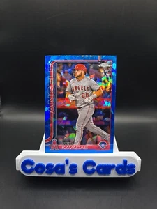 NIKO KAVADAS 2025 TOPPS CHROME SAPPHIRE BASEBALL RC #20 ANGELS - Picture 1 of 2