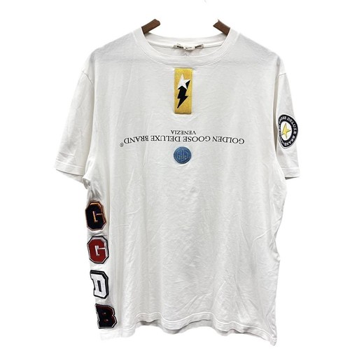 GOLDEN GOOSE T shirt toppa logo GOL GOOSE made in Italy