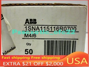 NEW Box of 50 ABB 1SNA115116R0700 Terminal Blocks - Picture 1 of 5