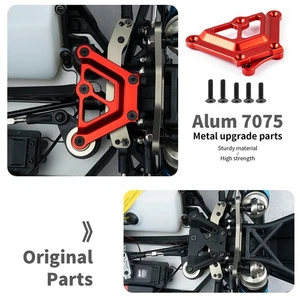 Cubierta de placa de dirección de soporte de chasis superior de aluminio FLYXM para coche RC 1/5 LOSI 5IVE-T 2.0 - Imagen 1 de 28