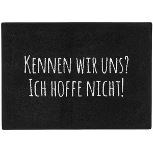 Pechkeks Fussmatte Kennen 70x50 rutschfest waschbar schwarz Türmatte Flurteppich - Bild 1 von 4