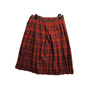 Gonna lunga a quadri vintage anni 90 Westbound preppy Academia tartan grunge taglie forti 20 - Foto 1 di 10