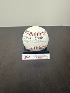Mel Allen Dual Signed Baseball JSA Certified  - Picture 1 of 2
