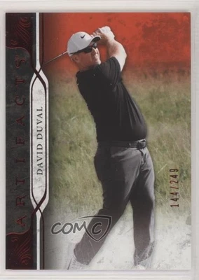 2021 Upper Deck Artifacts Red /249 David Duval #5 - Image 1 of 2