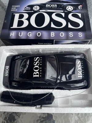 VINTAGE 1994 Hugo Boss Black RC Remote Control Car in Original Box - Image 1 of 4