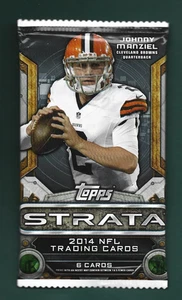 2014 Topps Strata #ed Auto Hot Pack Beckham/Carr/Donald/Mack/Evans/Garoppolo? - Bild 1 von 1