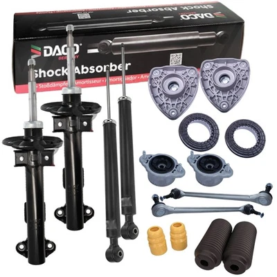 Kit riparazione ammortizzatori Daco Germany Anteriore Posteriore per MERCEDES W204 S204 C204 - Immagine 1 di 4