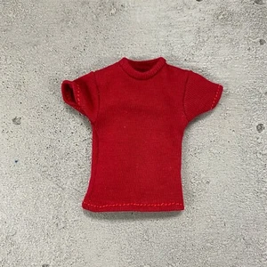 MO-SL-DR: 1/12 Dark Red T-Shirt for 6" slim action figure body - Picture 1 of 1