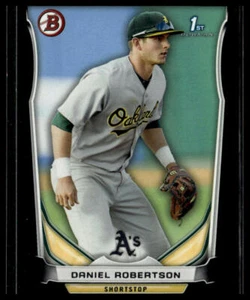 2014 Bowman #BCP36 Daniel Robertson Chrome Prospects Black Refractors #/99 - Picture 1 of 2
