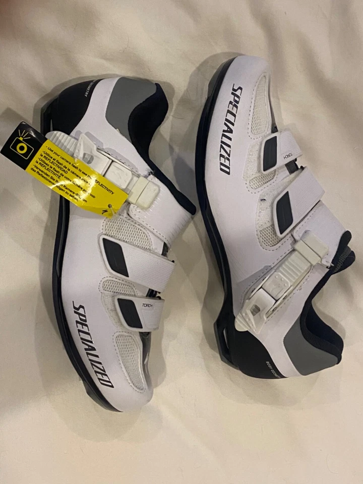 Specialized Torch Rd Cycling Shoes Women's Size 8 White Synthetic Mesh - Image 1 of 4