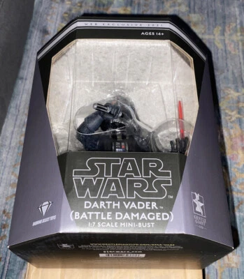 Darth Vader Star Wars Rebels Battle Damaged Mini Bust Gentle Giant ####/1000 New - Image 1 of 4