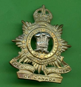 Royal Regiment of Canada cap badge - Foto 1 di 2