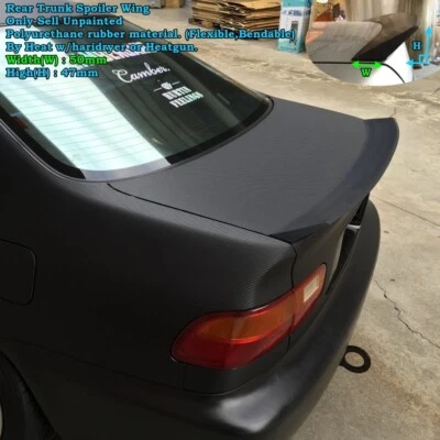 Stock 380M Rear Duckbill Trunk Spoiler Wing Fits 1998~2002 Honda Accord K9 Sedan - Изображение 1 из 4
