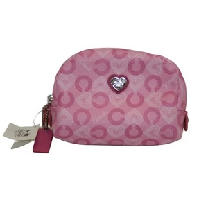 Coach Waverly Hearts Small Cosmetic Bag 6" l x 4.5" h x 2" w - NWT - Picture 1 of 3