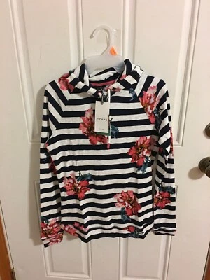 SUDADERA CON CAPUCHA ESTAMPADA JOULES MARLSTON TALLA 4 NUEVA PARA MUJER Foto 1 de 4