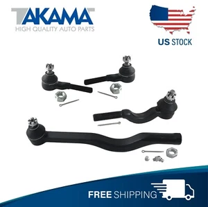 4pcs Inner & Outer Tie Rod Ends LH RH KIT for MIGHTY MAX D50 RAM 50 ARROW PICKUP - Picture 1 of 5